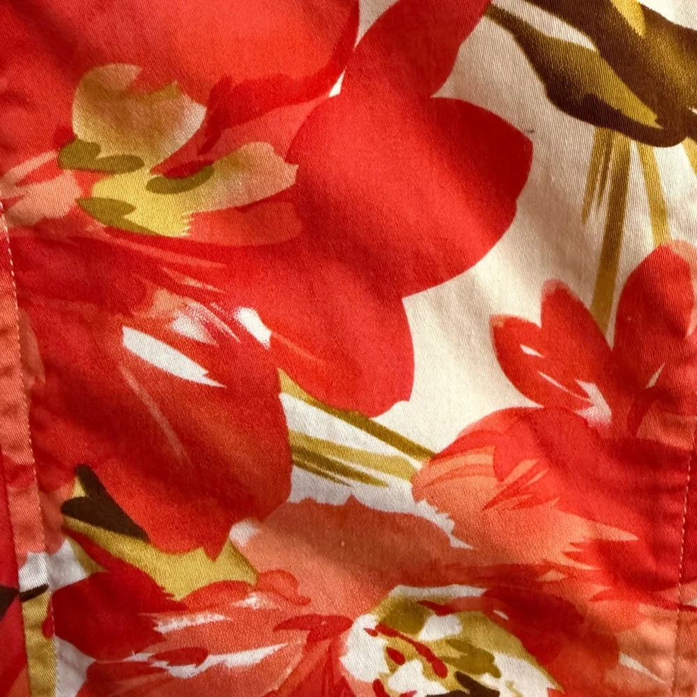 Christopher & Banks Floral Blazer - Red and Cream - Picture 10 of 10